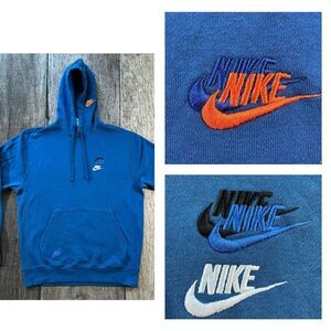 Nike Men's Multi Swoosh Popover Hoody Court Blue DM8882-476